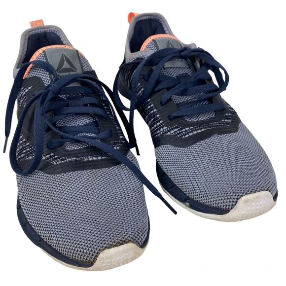 Reebok Print Run 3.0 Sneakers Running Shoes Navy Blue Womens Sz 7 Athletic - Picture 2 of 15